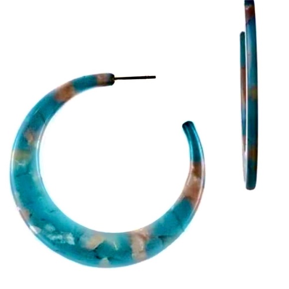 henri bendel Jewelry - Amrita Singh La Vie Flat Resin Hoops